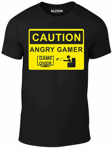 Men's Angry Gamer T-Shirt - GAME GIFT ARCADE MACHINE RETRO PRESENT VINTAGE FUN 2019 New Men'S T Shirt